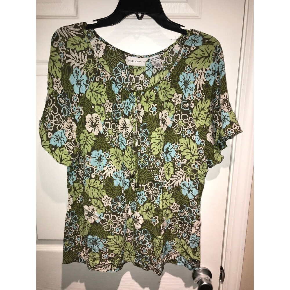Jaclyn Smith XL Floral Blouse
